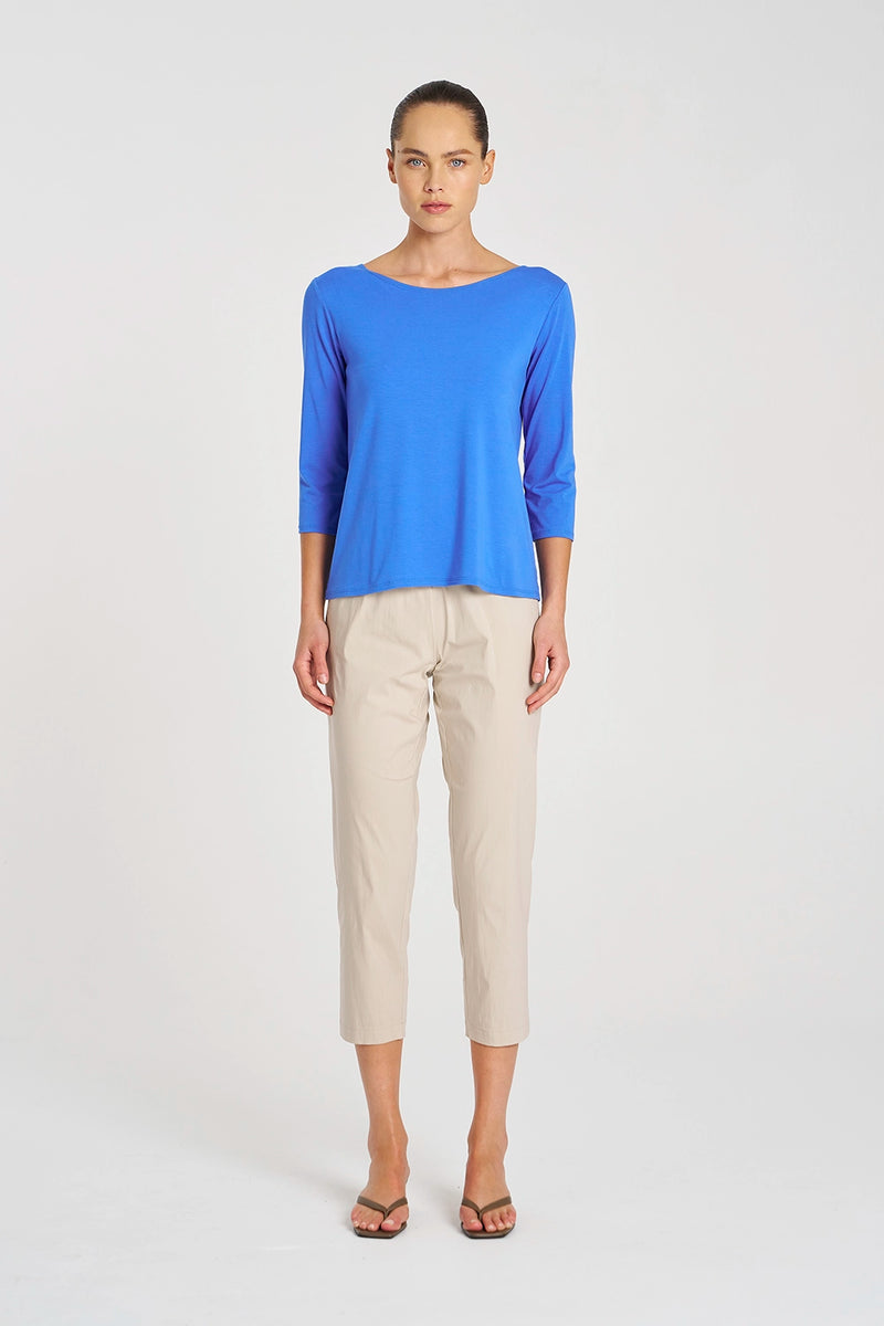Mela Purdie Relaxed Boat Neck in Miami F01 2630 - Pre-Order September Delivery