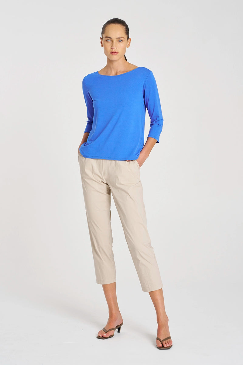 Mela Purdie Relaxed Boat Neck in Miami F01 2630 - Pre-Order September Delivery