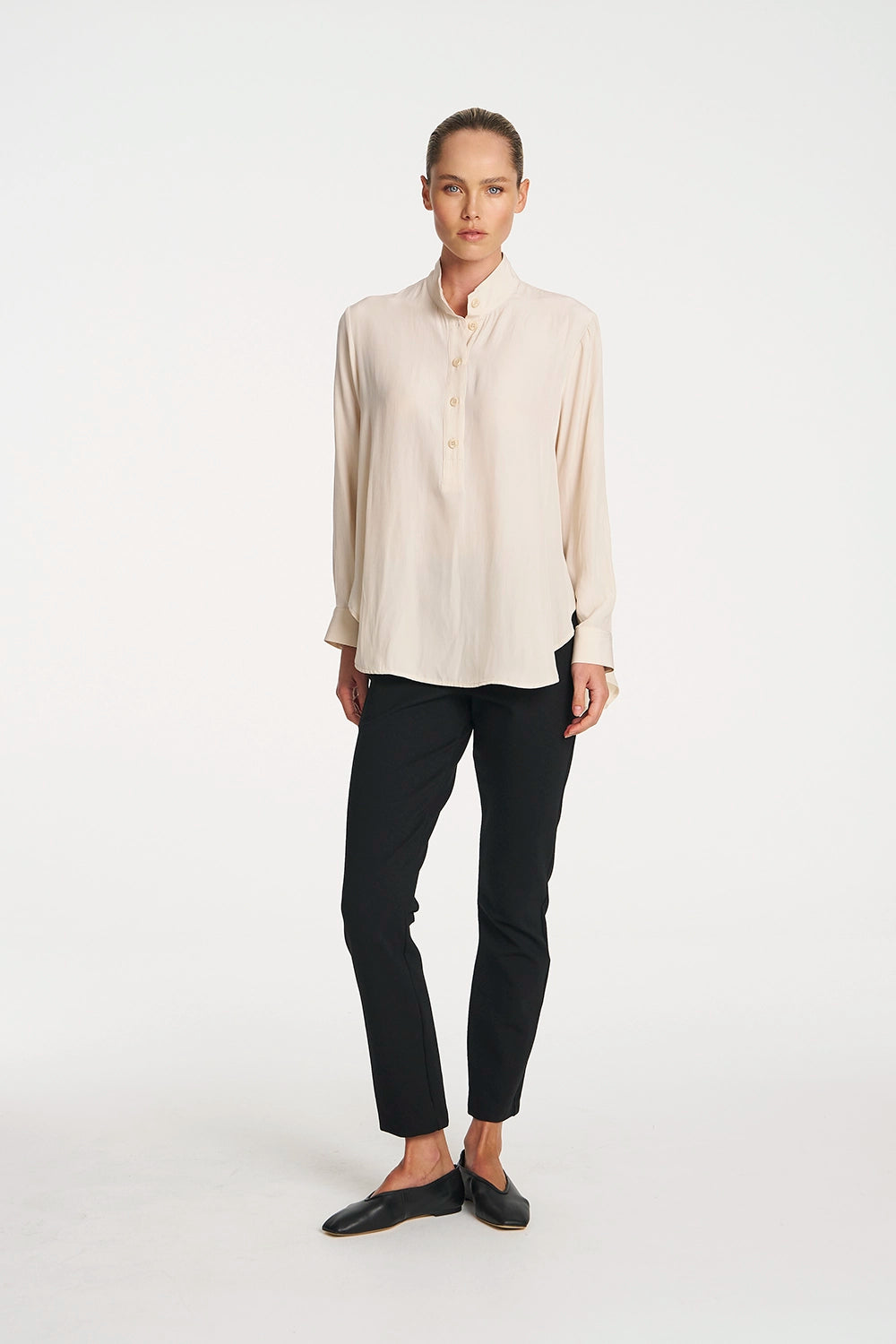 Mela Purdie Slim Leg Pant In Black F097 1876 - Pre-Order April Delivery