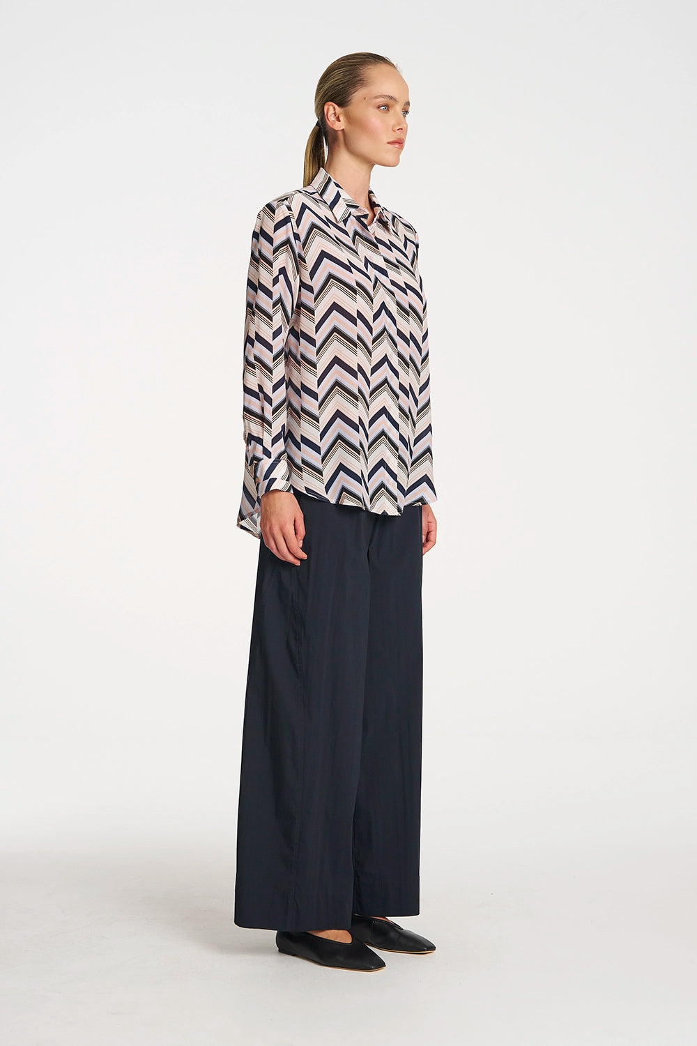 Mela Purdie Soft Shirt in Pleat F857 2822