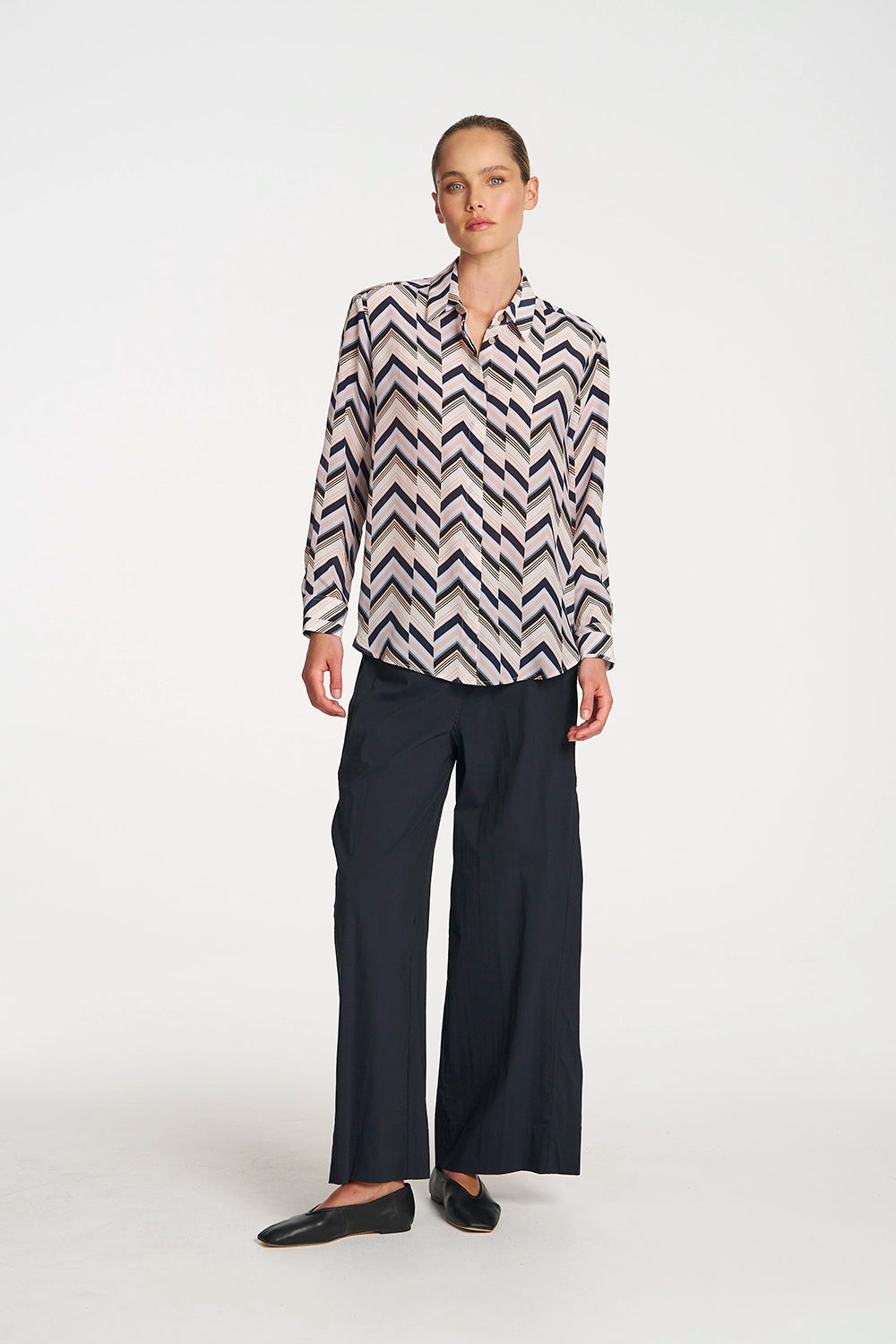Mela Purdie Soft Shirt in Pleat F857 2822