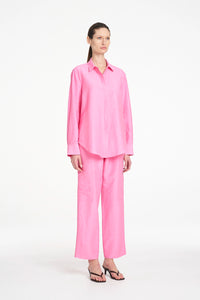 Mela Purdie Saville Shirt in Peony F628 8920 - Pre-Order November Delivery