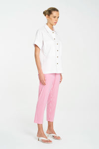 Mela Purdie Nomad Pant In Hot Pink/White F731 1478 - Pre-Order November Delivery