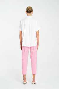 Mela Purdie Nomad Pant In Hot Pink/White F731 1478 - Pre-Order November Delivery