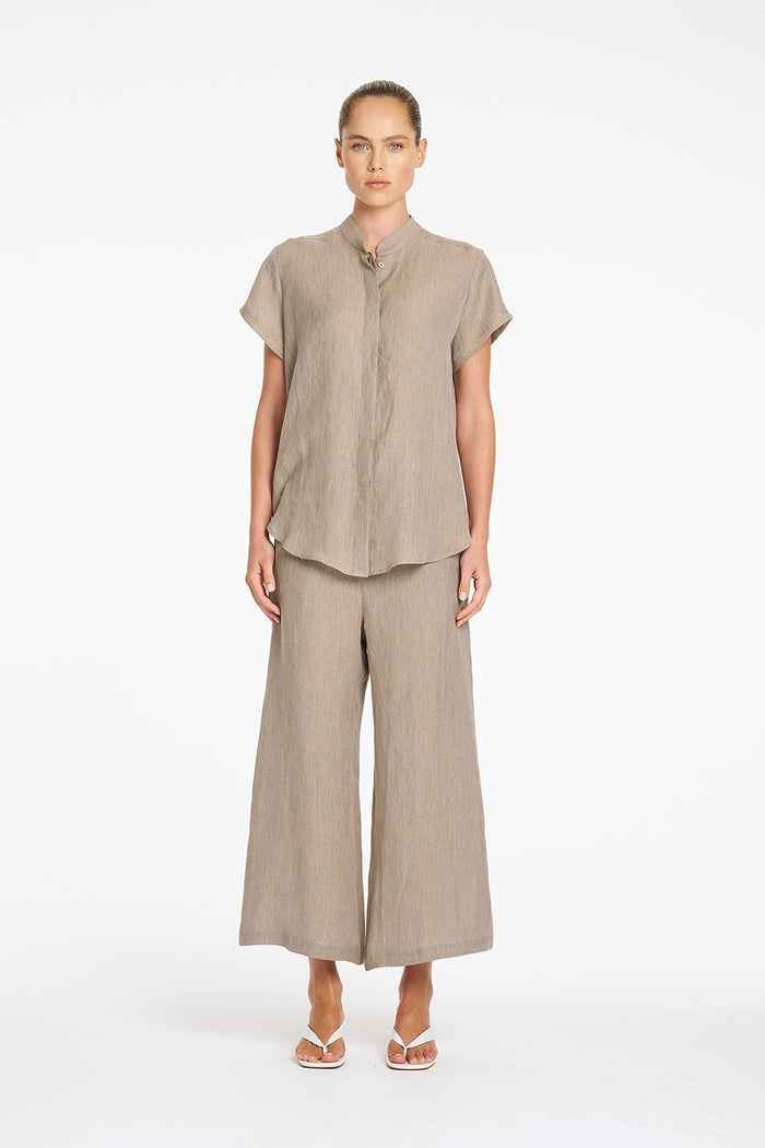 Mela Purdie Lino Pant in Stucco F418 10016 - Pre-Order September Delivery