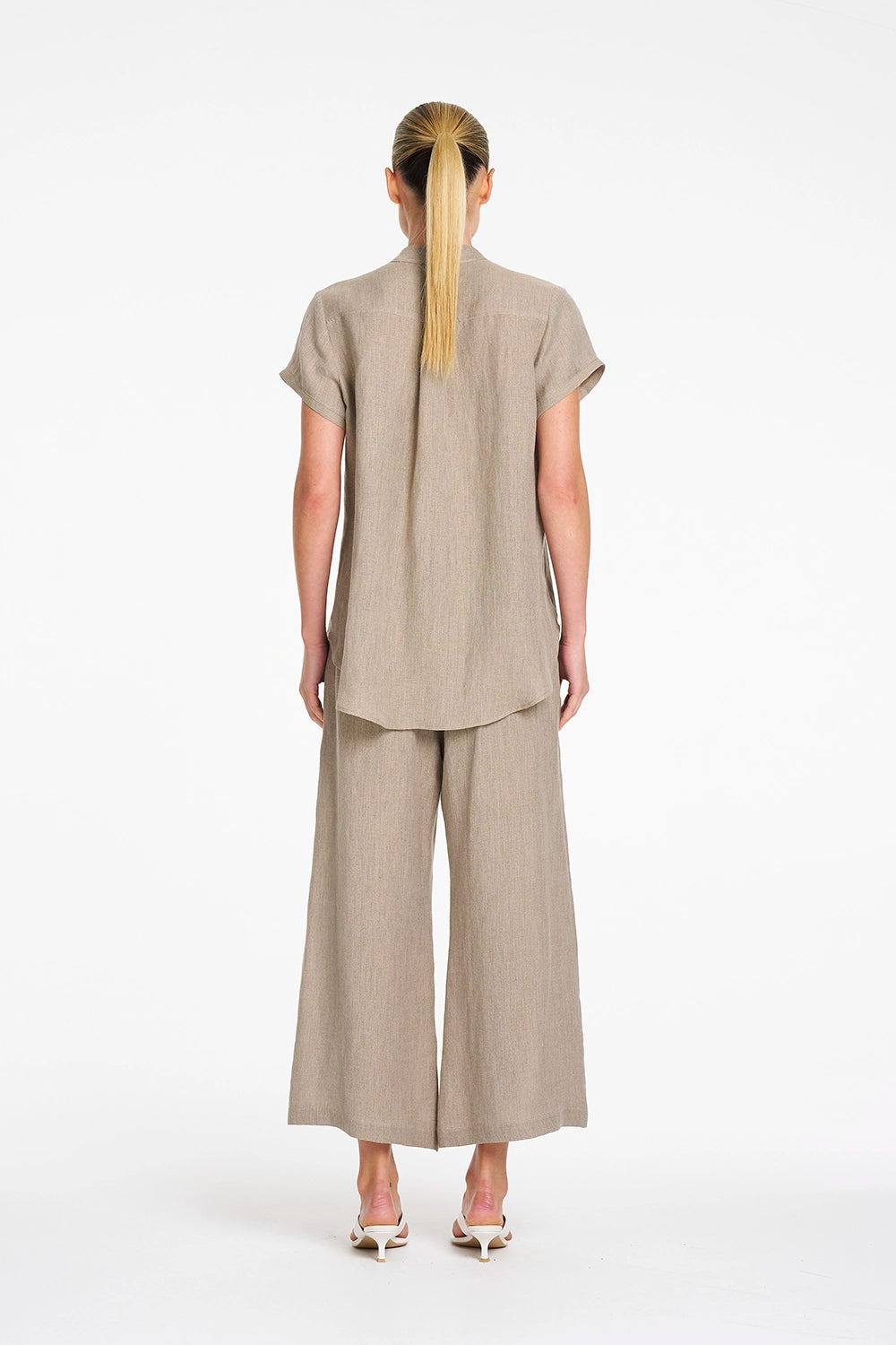 Mela Purdie Lino Pant in Stucco F418 10016 - Pre-Order September Delivery