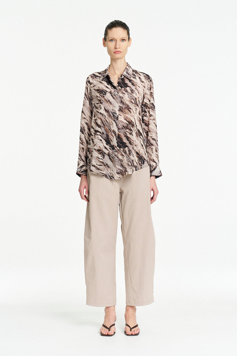 Mela Purdie Soft Shirt in Agate F866 2822
