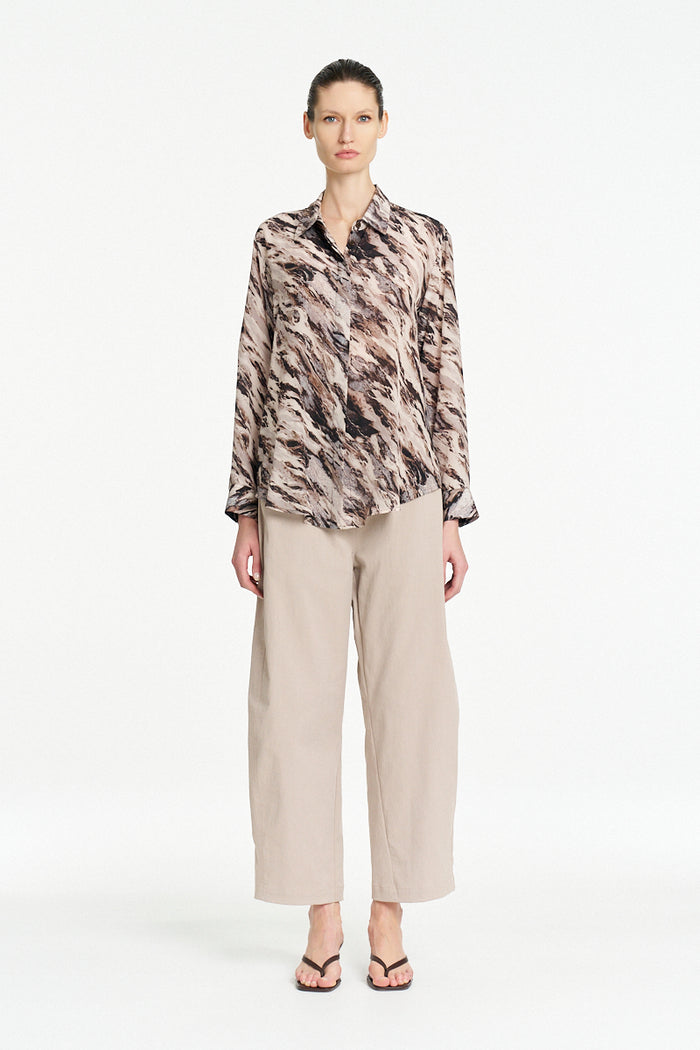 Mela Purdie Soft Shirt in Agate F866 2822 - Pre-Order August Delivery