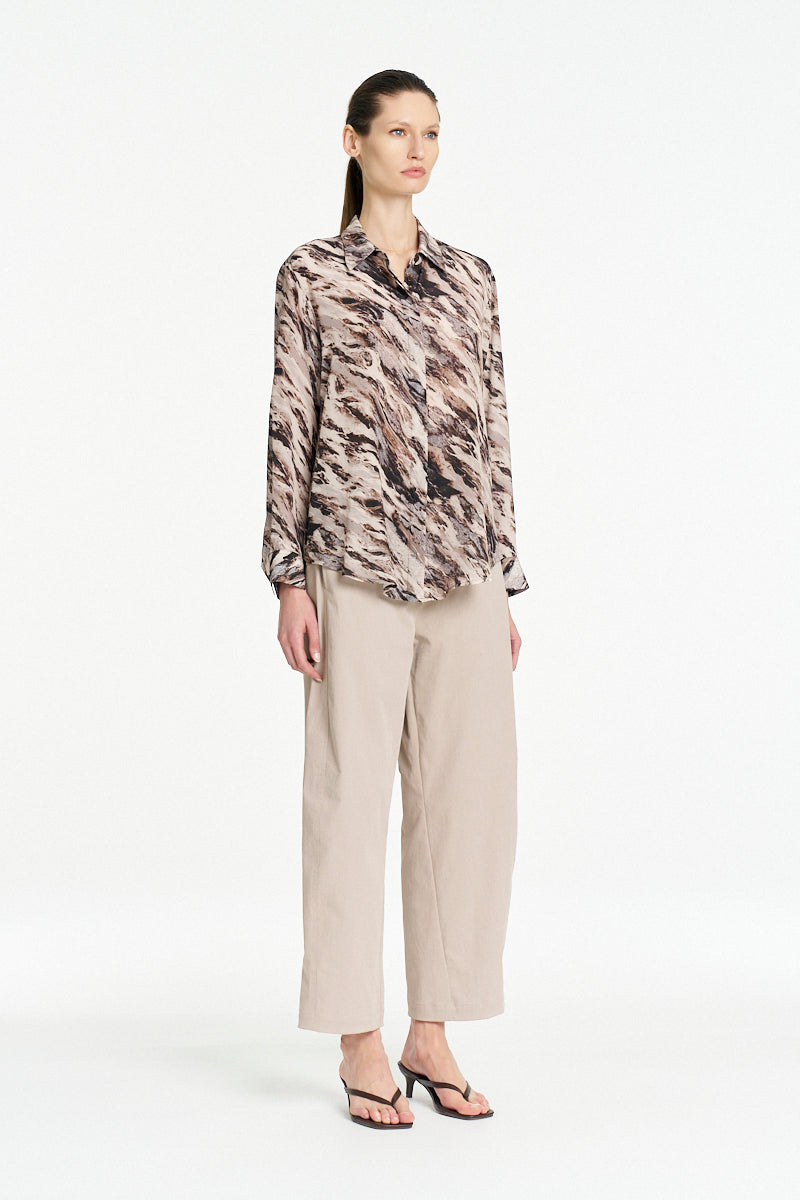 Mela Purdie Soft Shirt in Agate F866 2822