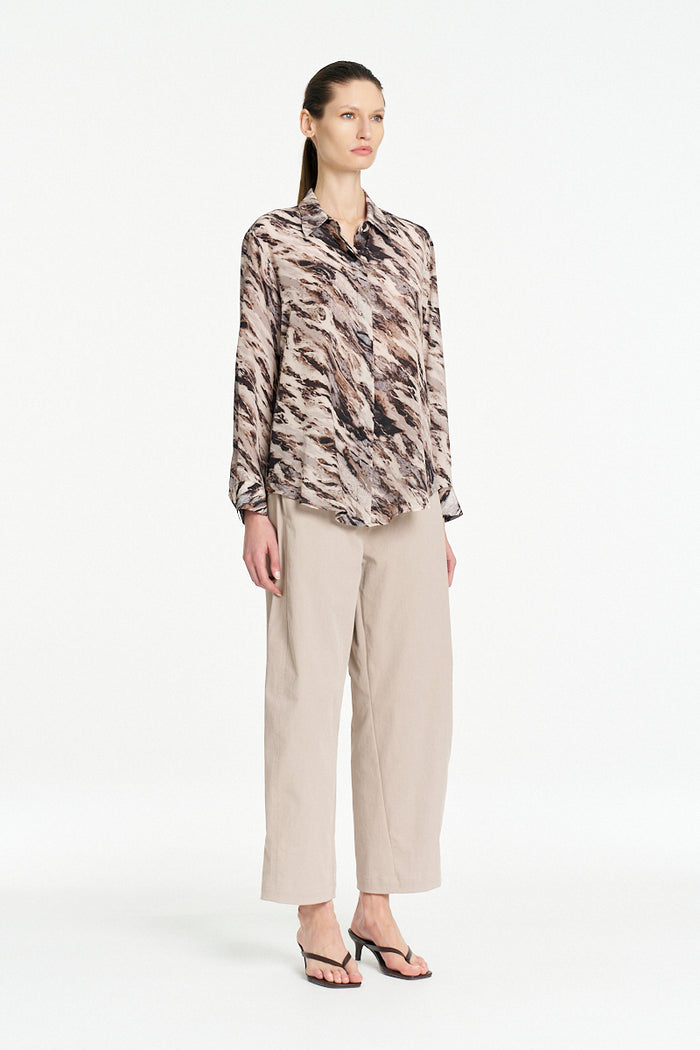 Mela Purdie Soft Shirt in Agate F866 2822 - Pre-Order August Delivery