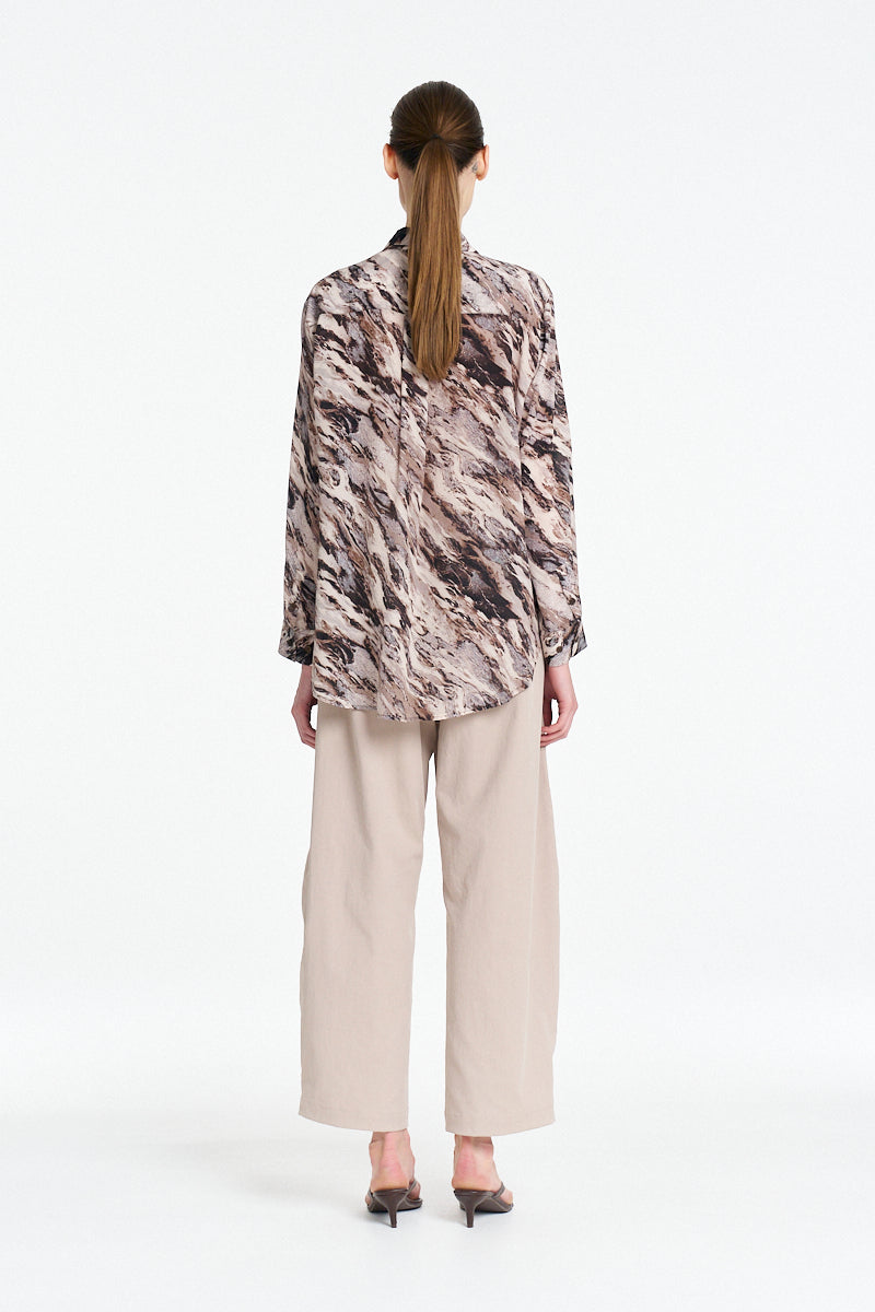 Mela Purdie Soft Shirt in Agate F866 2822