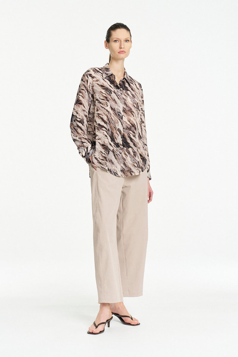 Mela Purdie Soft Shirt in Agate F866 2822