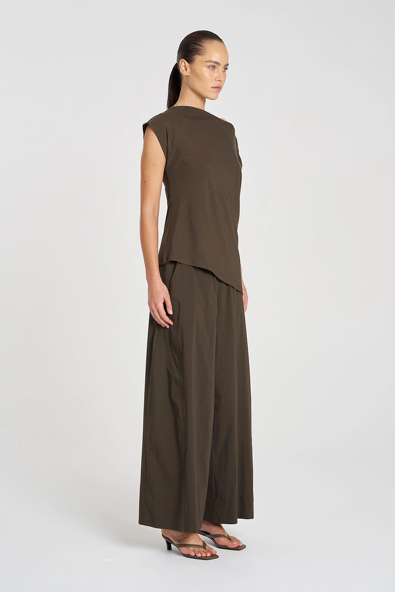 Mela Purdie Drape Shell in Hide F01 8845 - Pre-Order September Delivery