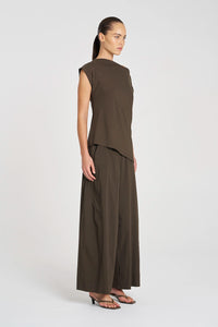 Mela Purdie Wide Cross Pant in Hide F65 1944
