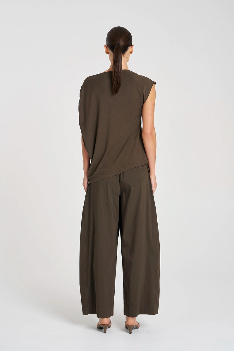 Mela Purdie Drape Shell in Hide F01 8845 - Pre-Order September Delivery