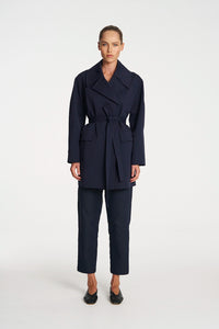 Mela Purdie Wrap Trench In Ink F103 4227