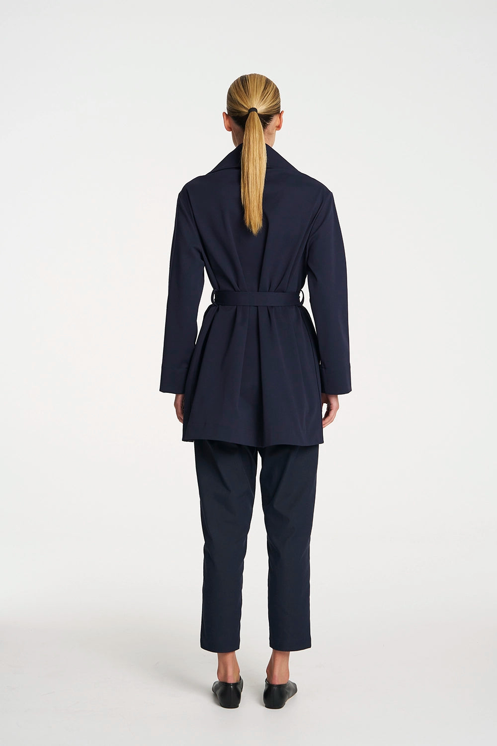 Mela Purdie Wrap Trench In Ink F103 4227