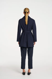 Mela Purdie Wrap Trench In Ink F103 4227