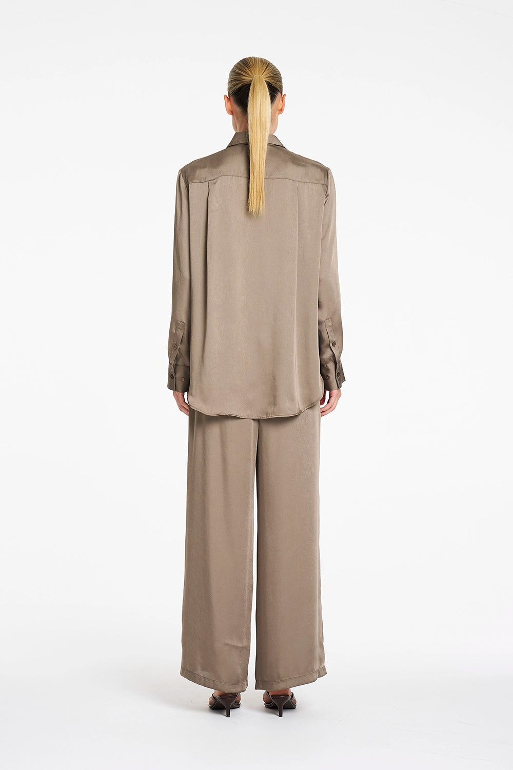 Mela Purdie Saville Shirt in Twig F624 8920  - Pre-Order September Delivery