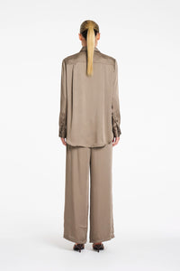 Mela Purdie Saville Shirt in Twig F624 8920  - Pre-Order September Delivery