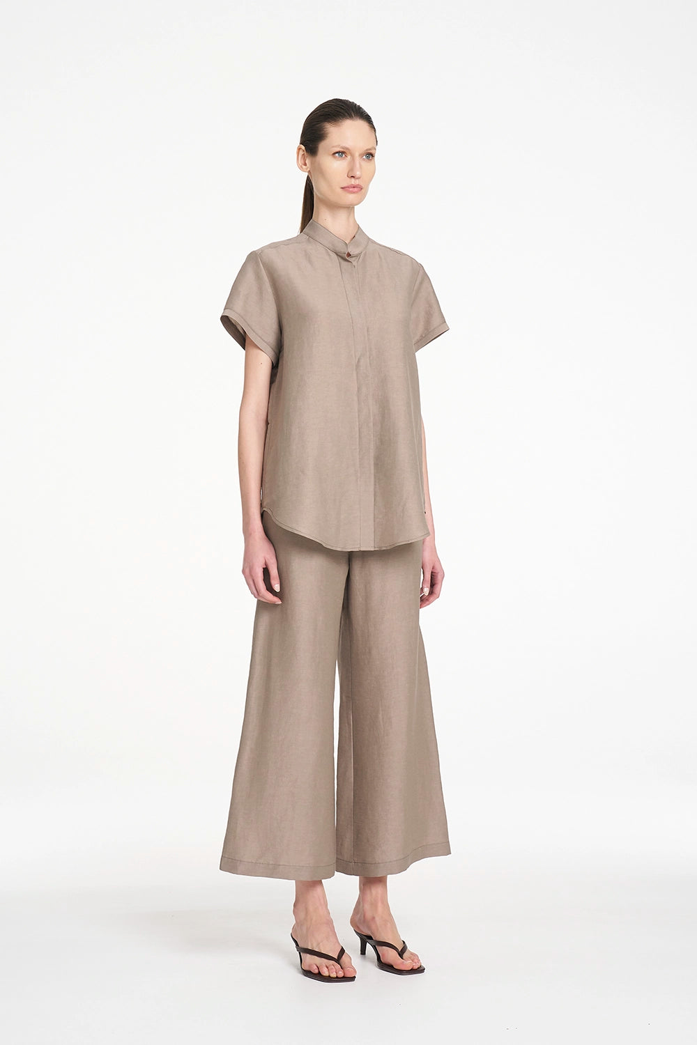 Mela Purdie Lino Pant in Twig F628 10016 - Pre-Order October Delivery