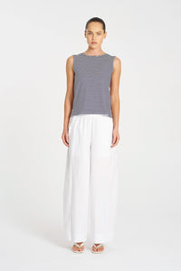 Mela Purdie Palazzo Shell in Marine/White F538 284