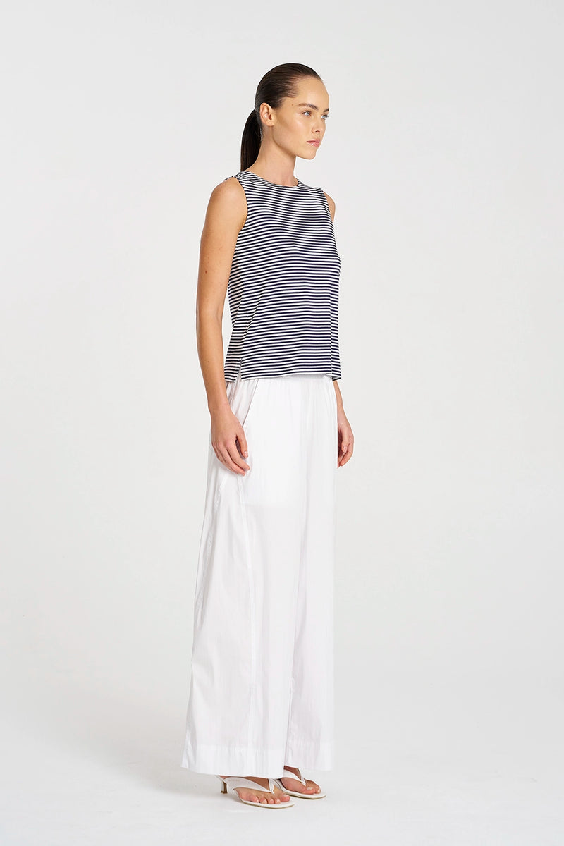 Mela Purdie Palazzo Shell in Marine/White F538 284