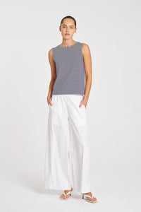 Mela Purdie Palazzo Shell in Marine/White F538 284