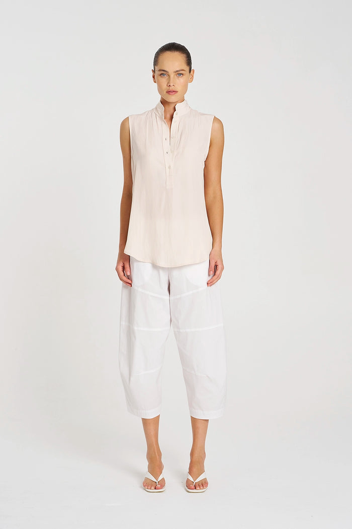 Mela Purdie Tab Slide Tank in Meringue F67 8146 - Pre-Order September Delivery