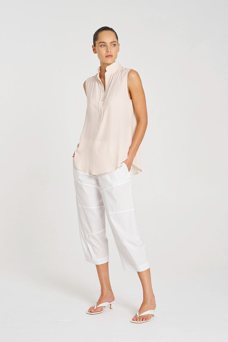 Mela Purdie Tab Slide Tank in Meringue F67 8146 - Pre-Order September Delivery