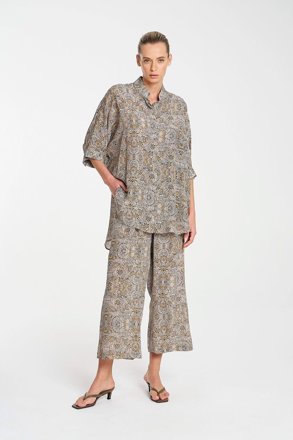 Mela Purdie Pace Pant in Spinifex F851 1740 - Pre-Order December Delivery
