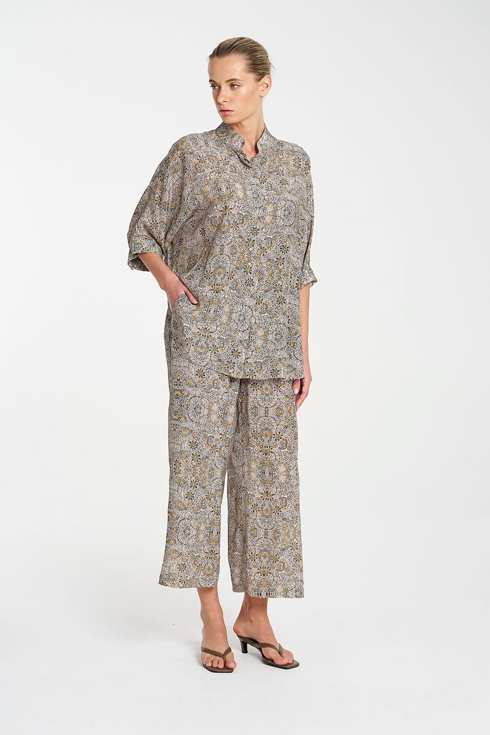 Mela Purdie Pace Pant in Spinifex F851 1740 - Pre-Order December Delivery