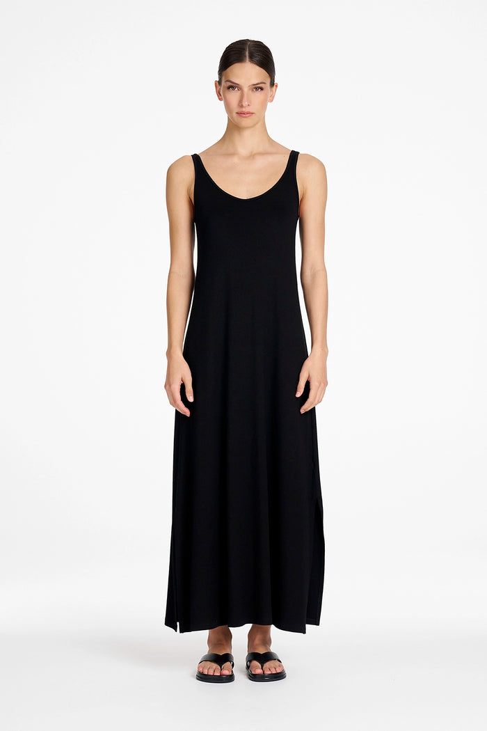 Mela Purdie Camisole Dress in Black F01 3056 - Pre-Order October Delivery