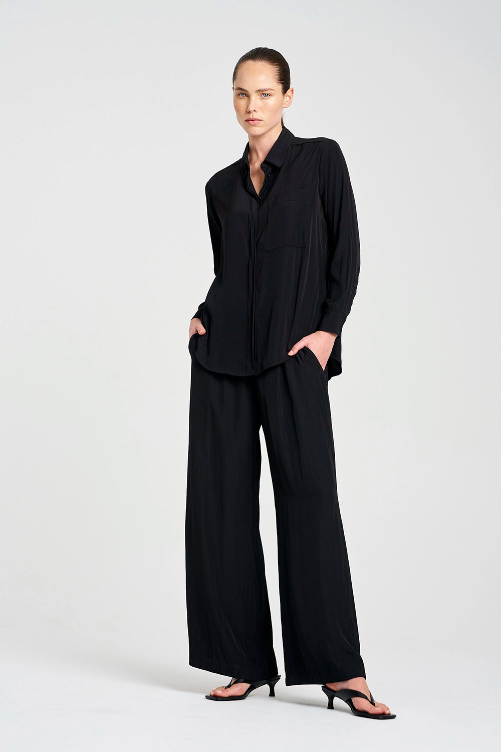 Mela Purdie Maxi Pace Pant in Black F67 1940