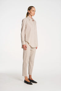 Mela Purdie Saville Shirt in Blush/Navy F733 8920