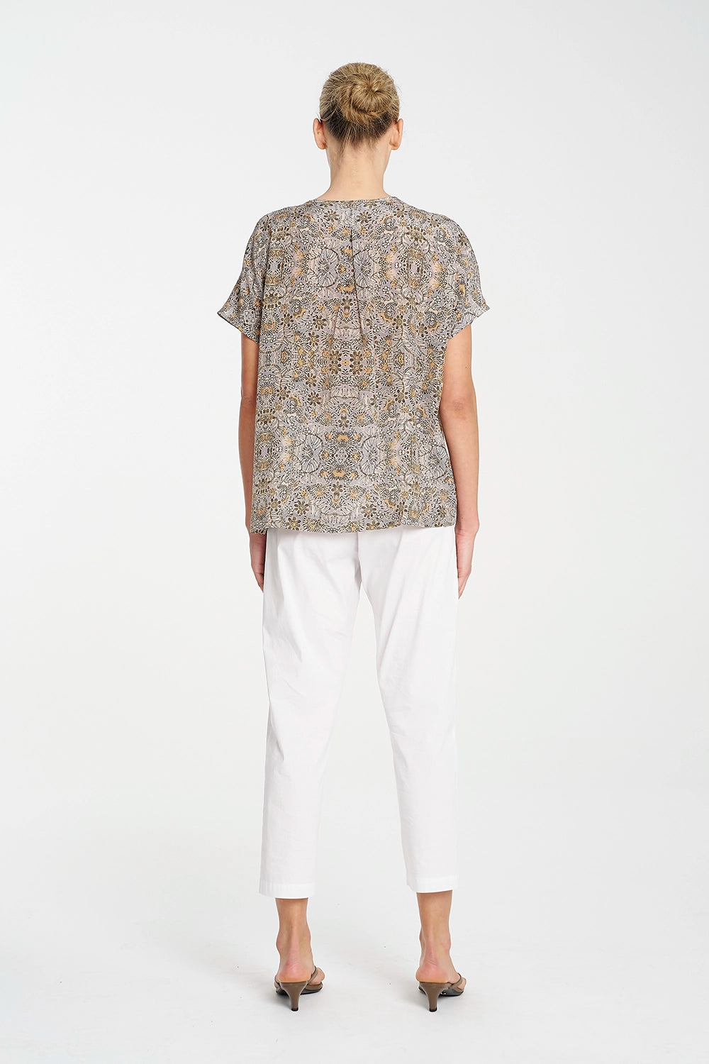 Mela Purdie Scoop Shell in Spinifex F851 8856 - Pre-Order December Delivery