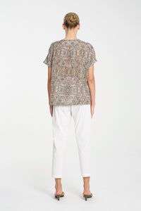 Mela Purdie Scoop Shell in Spinifex F851 8856 - Pre-Order December Delivery