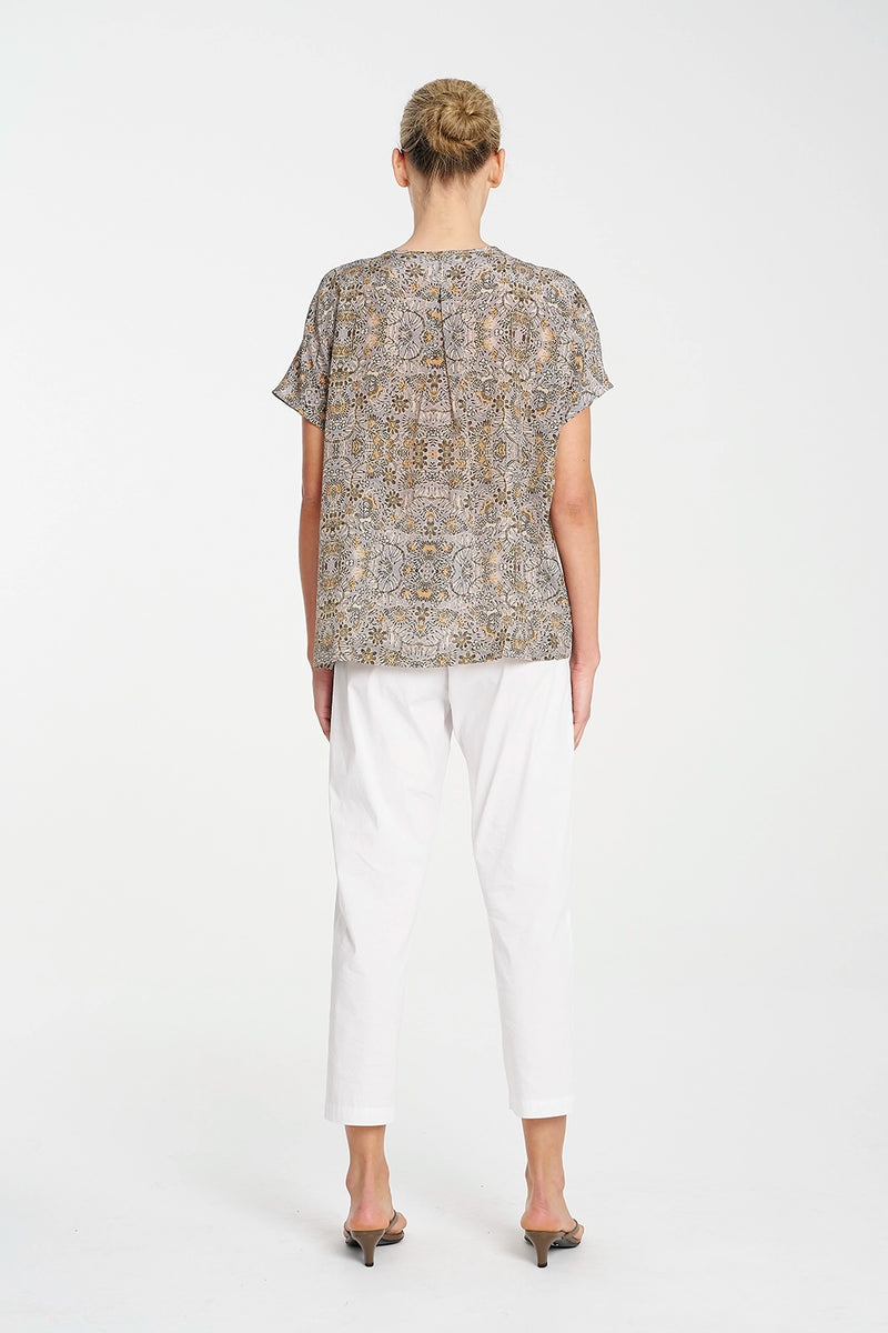 Mela Purdie Scoop Shell in Spinifex F851 8856 - Pre-Order December Delivery