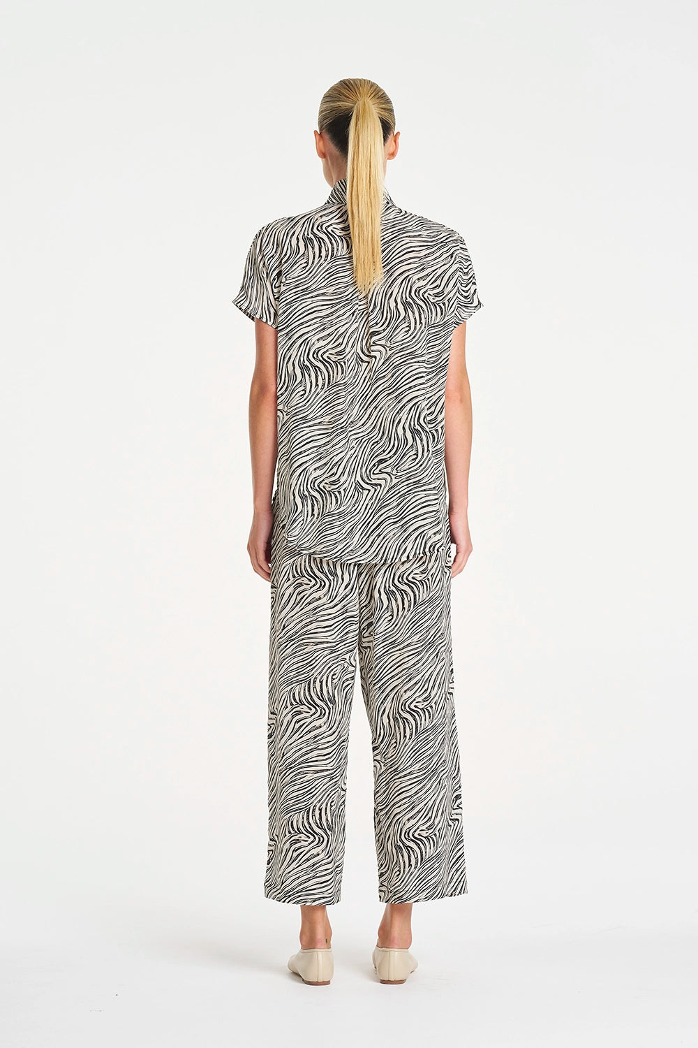 Mela Purdie Pace Pant in Fossil F860 1740 - Pre-Order July Delivery
