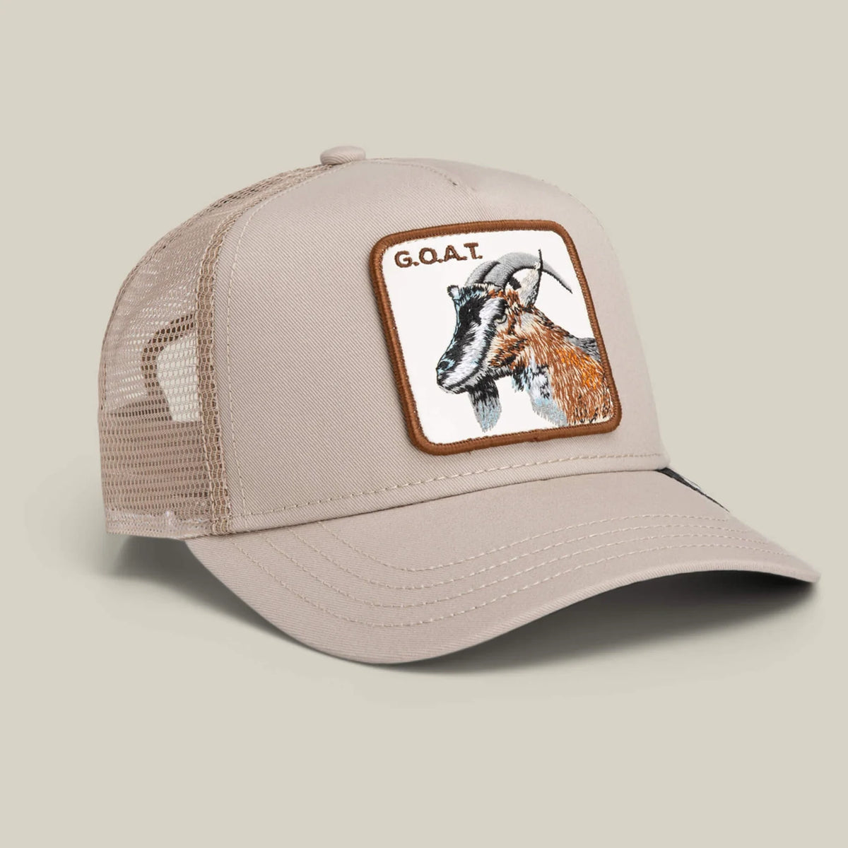 Goorin Brothers The G.O.A.T Trucker in Biscuit