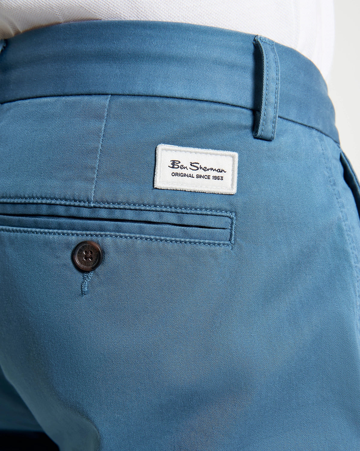 Ben Sherman Signature Slim Stretch Chino in Airforce B1012756