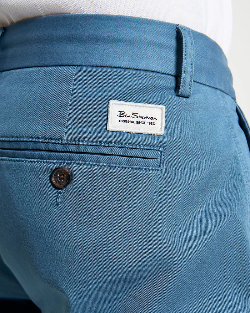 Ben Sherman Signature Slim Stretch Chino in Airforce B1012756