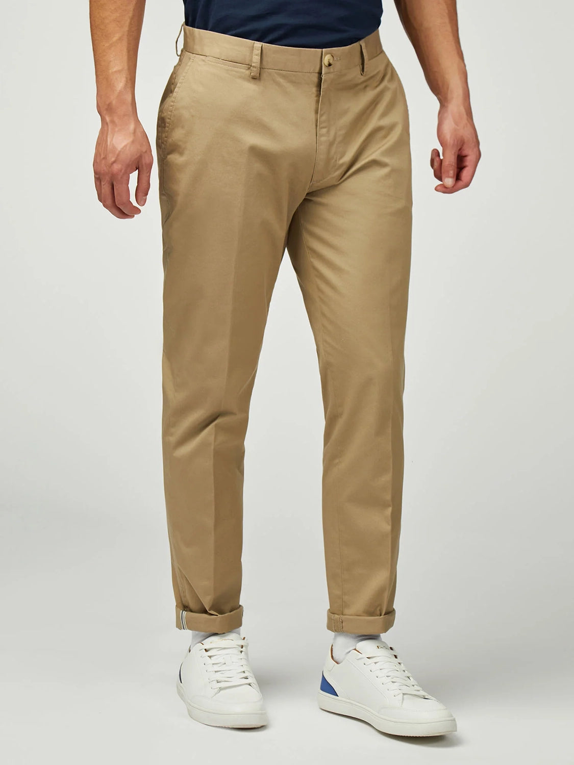 Ben Sherman Signature Slim Stretch Chino in Stone B1012756