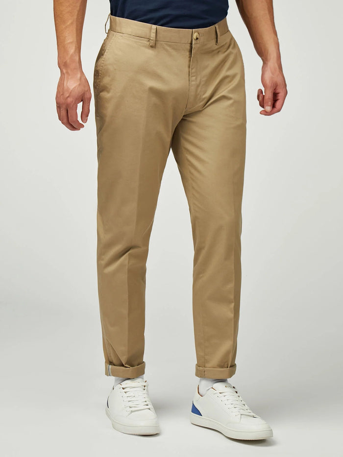 Ben Sherman Signature Slim Stretch Chino in Stone B1012756