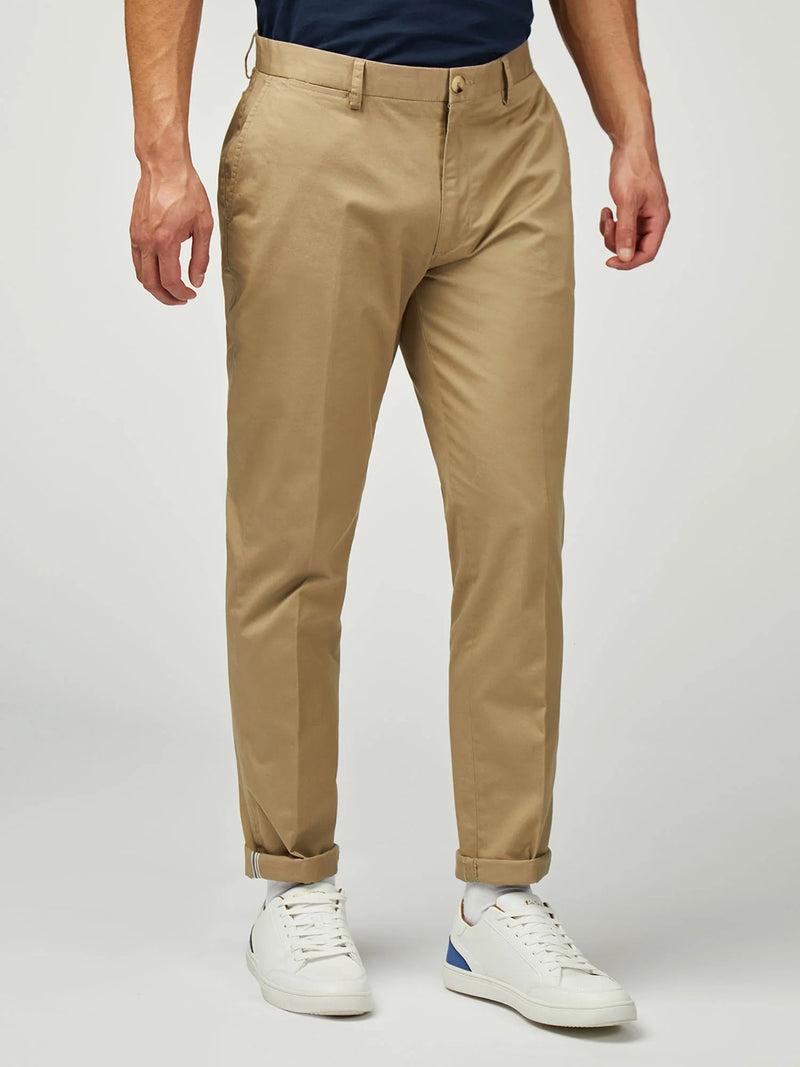 Ben Sherman Signature Slim Stretch Chino in Stone B1012756