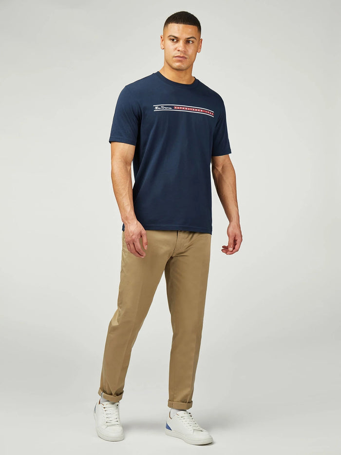 Ben Sherman Signature Slim Stretch Chino in Stone B1012756