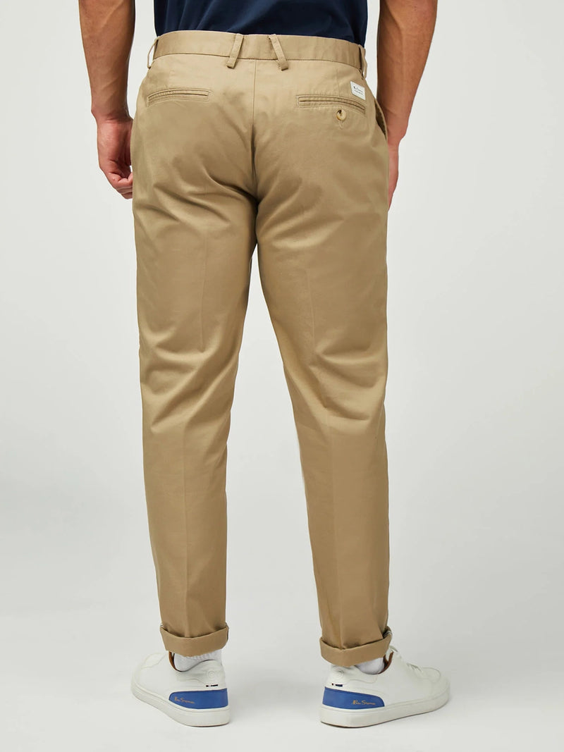 Ben Sherman Signature Slim Stretch Chino in Stone B1012756
