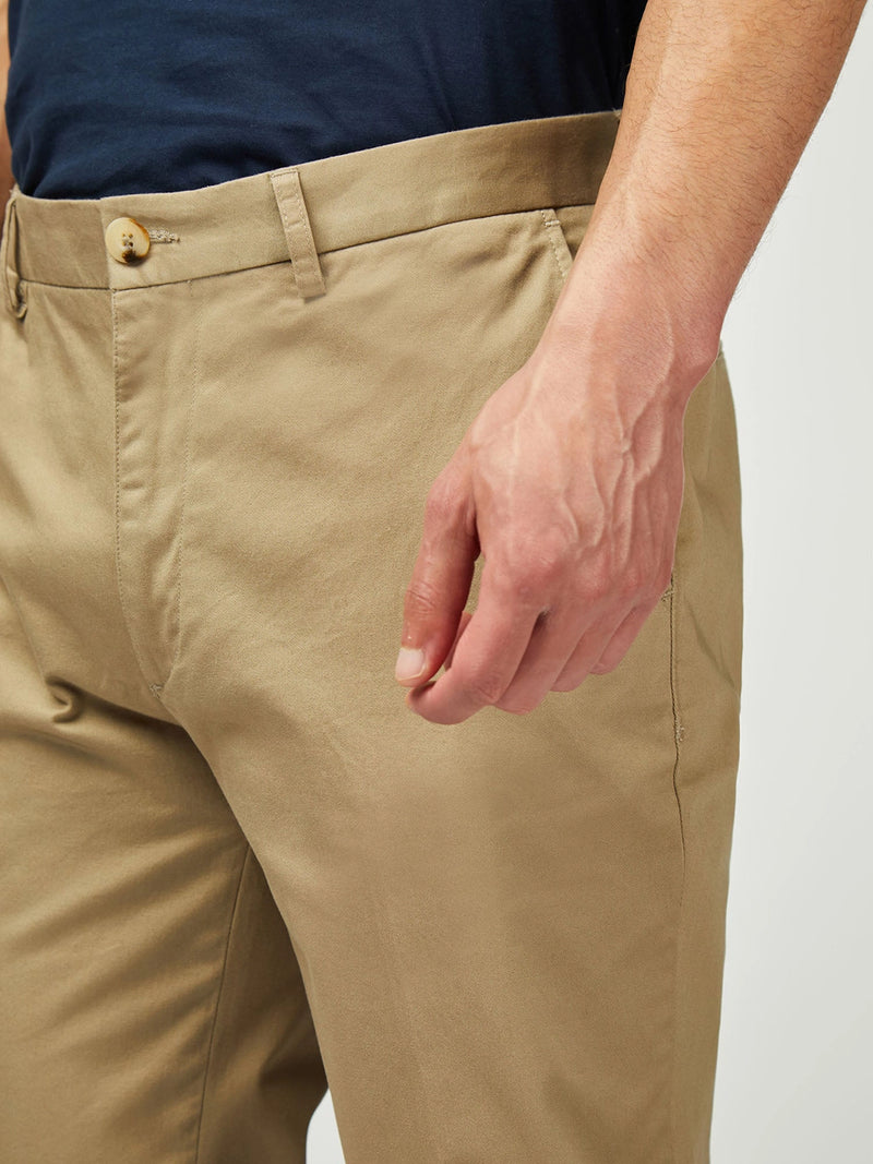 Ben Sherman Signature Slim Stretch Chino in Stone B1012756