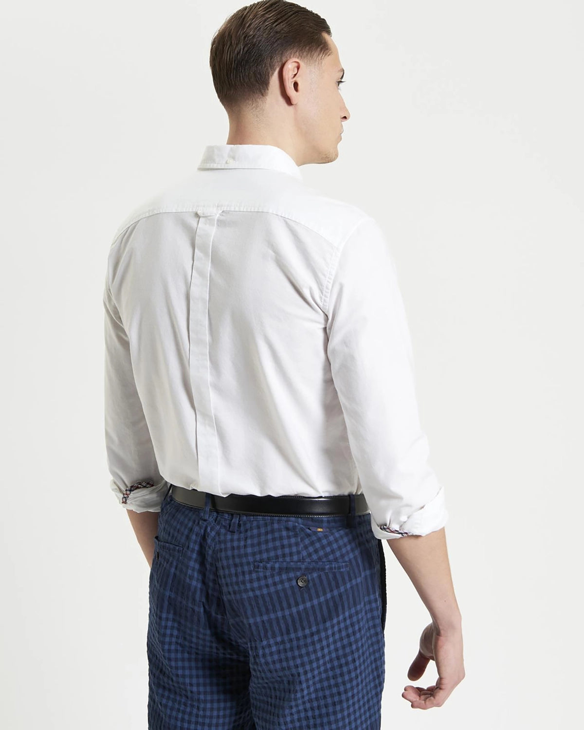 Ben Sherman Signature Oxford Long Sleeve Shirt in White B1012490