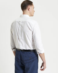 Ben Sherman Signature Oxford Long Sleeve Shirt in White B1012490